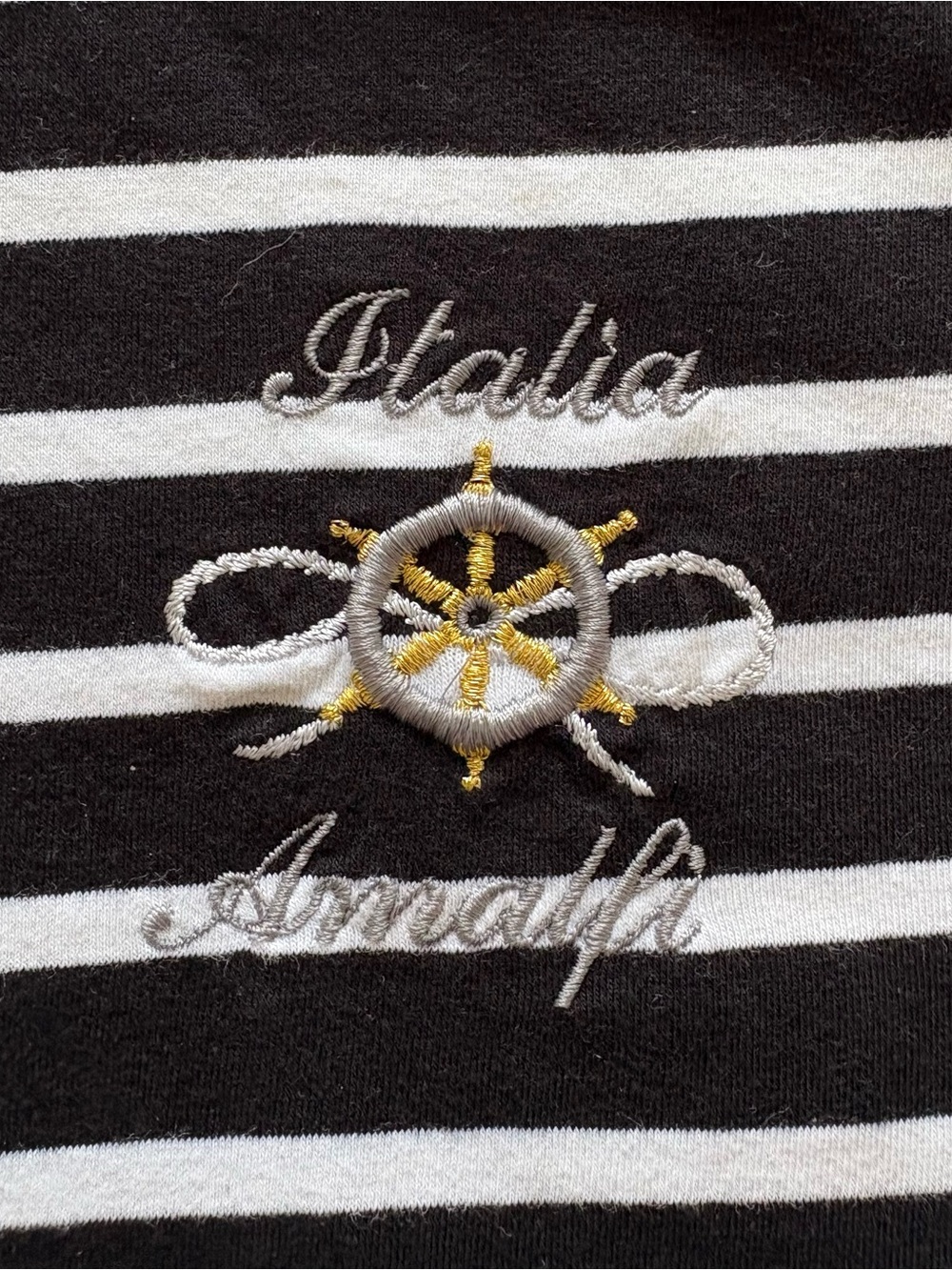 Albatros Made in Italy Nautical Striped T-Shirt Crewneck Italia Amalfi XXL